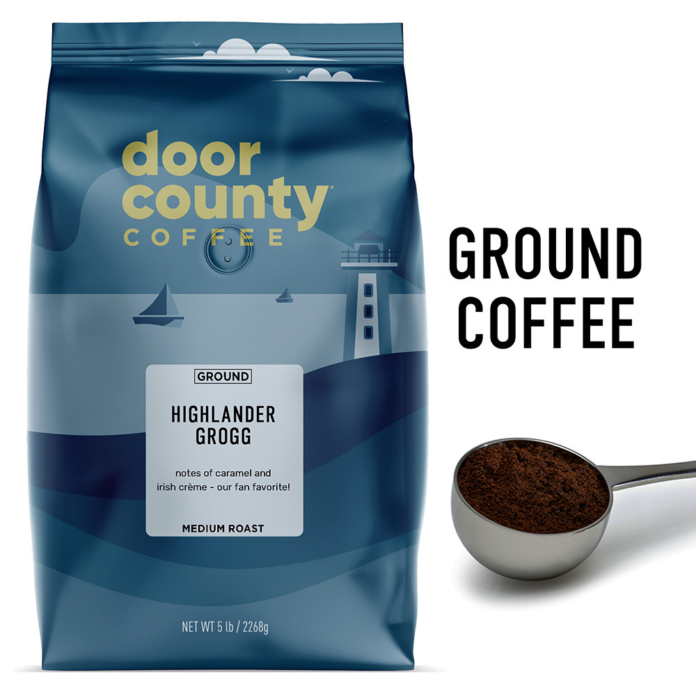 Highlander Grogg Coffee 5lb. Ground | Door County Coffee