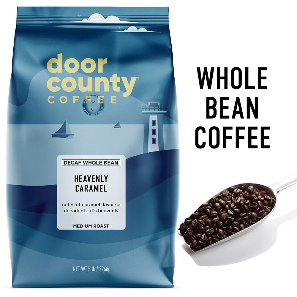 DECAF Heavenly Caramel Coffee 5lb. Wholebean