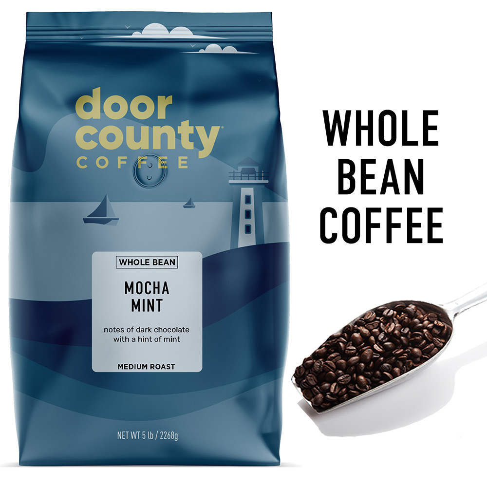 Mocha Mint 5lb. Wholebean | Door County Coffee
