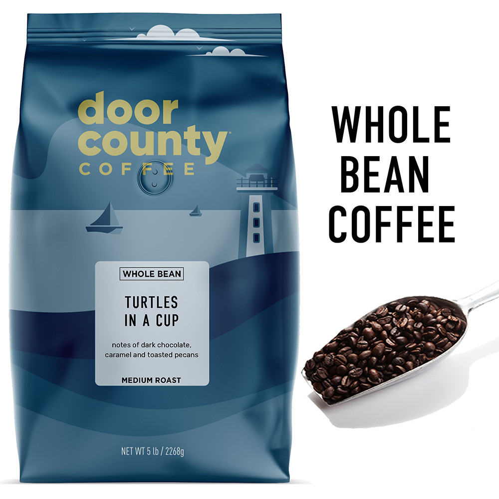 Turtles in a Cup 5lb. Wholebean | Door County Coffee