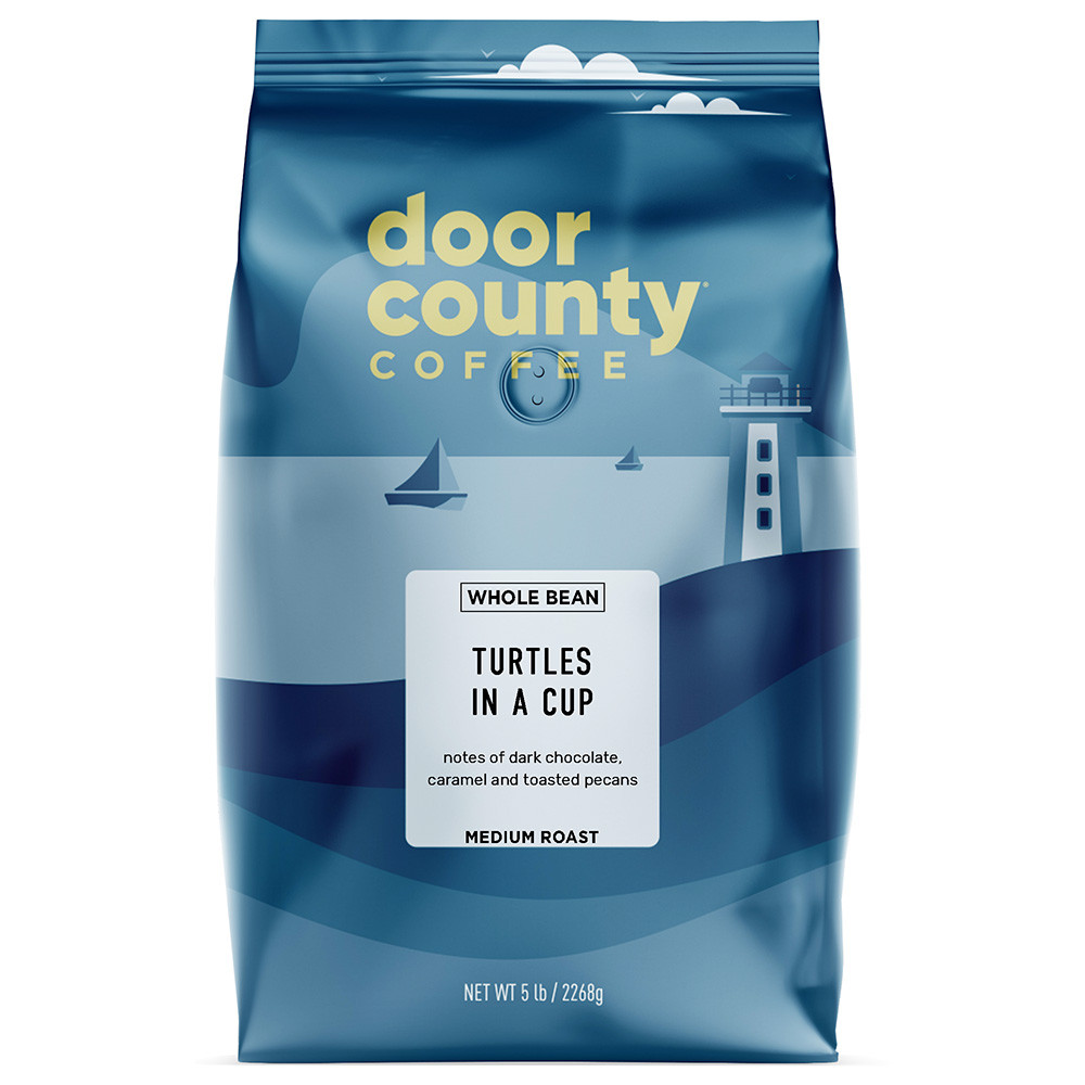 Turtles in a Cup 5lb. Wholebean | Door County Coffee