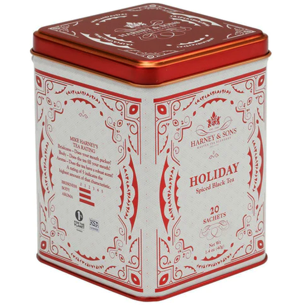 Harney & Sons Holiday Tea - Tin of 20 Sachets