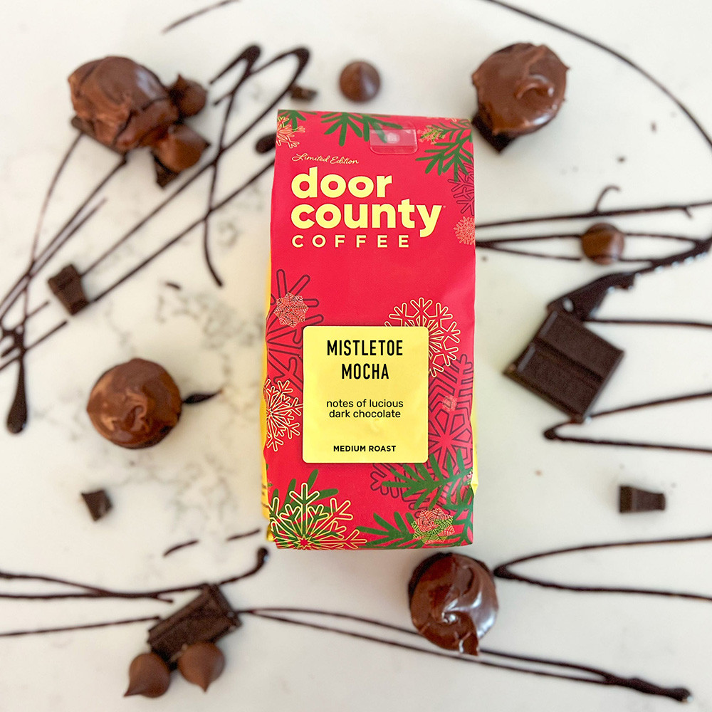 Mistletoe Mocha 8oz. Ground | Door County Coffee