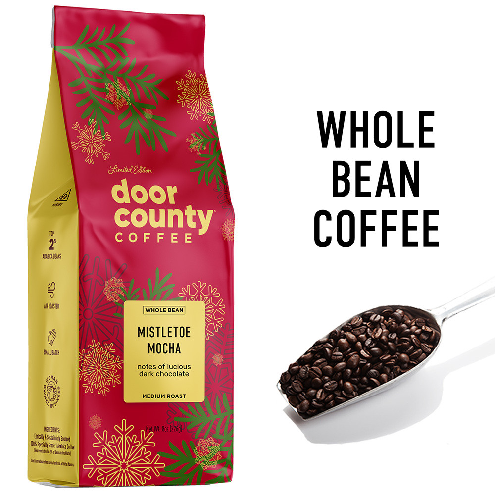 Mistletoe Mocha 8oz. Wholebean | Door County Coffee