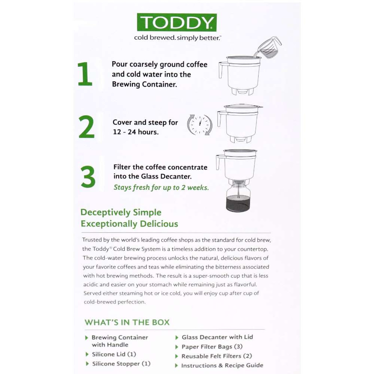 Brewing Container Lid  Toddy Cold Brew Coffee