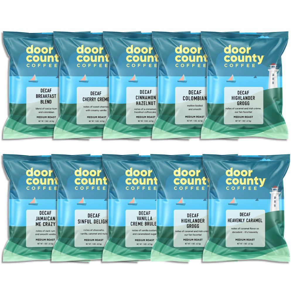 Door County Coffee Decaf Sampler Pack