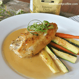 Roasted Chicken Breast with Coffee Beurre Blanc