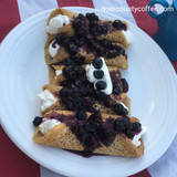 Blueberry Latte Crepes