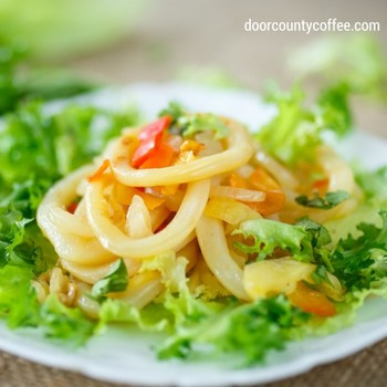 Coffee Onion Salad with Coffee Vinaigrette