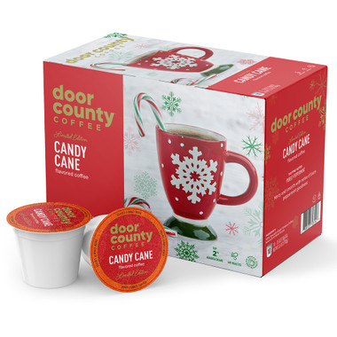 Candy Cane Coffee Single Serve Cups - 10 cups