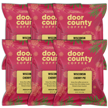 Wisconsin Cherry Pie Coffee 6 pack Full-Pot Bags