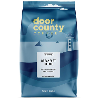 Breakfast Blend Decaf Coffee 5 lb. Bag Ground