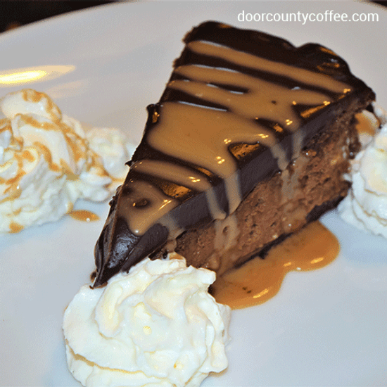 Espresso 'n Kahlua Cheesecake with Ganache