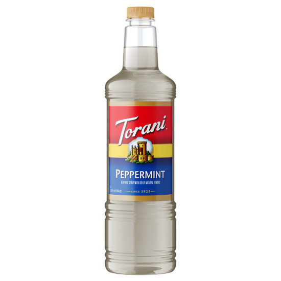 Torani Peppermint Syrup 1 liter Bottle