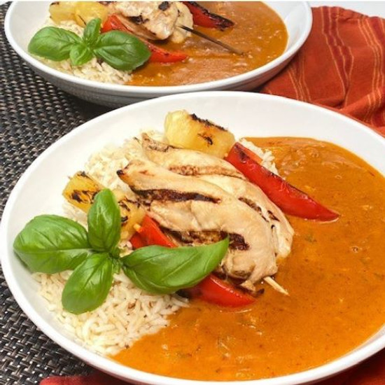 Grilled Moroccan Chicken Curry