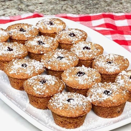 White Chocolate Cranberry Muffin Cookies