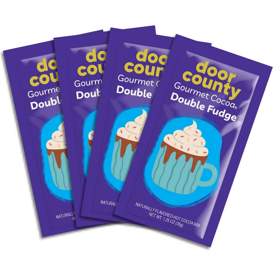 Door County Double Fudge Gourmet Hot Cocoa - 4 pack