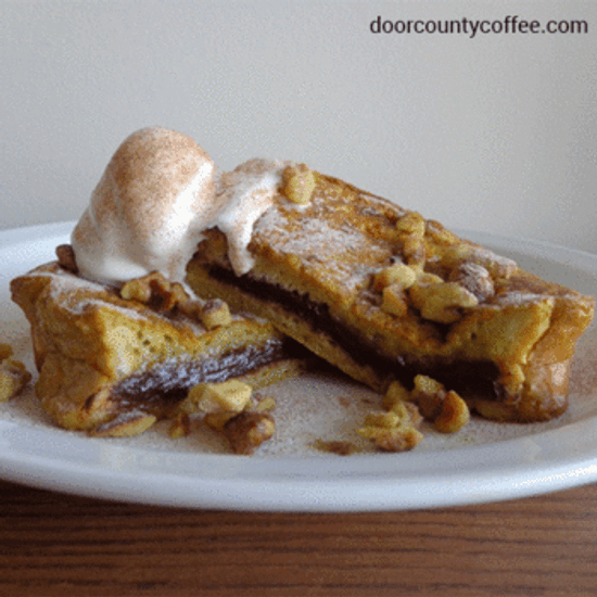 Turmeric Coffee French Toast with Cafe Mocha Jam