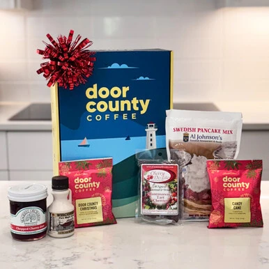 three bags of holiday inspired coffee flavours