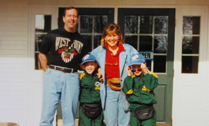Vintage photo of Wilson family