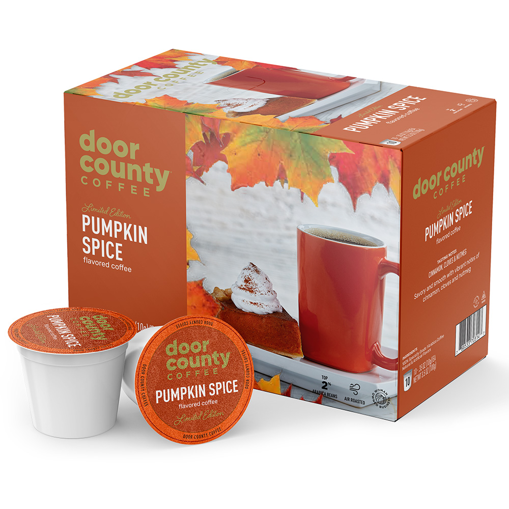 Pumpkin Spice, Medium Roast, Single Serve Coffee Pods for Keurig K-Cup  Brewers