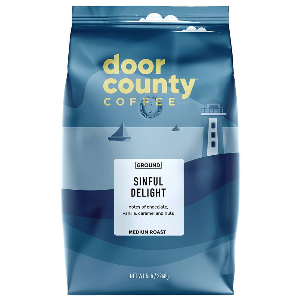 Sinful Delight Coffee 5lb. Ground | Door County Coffee