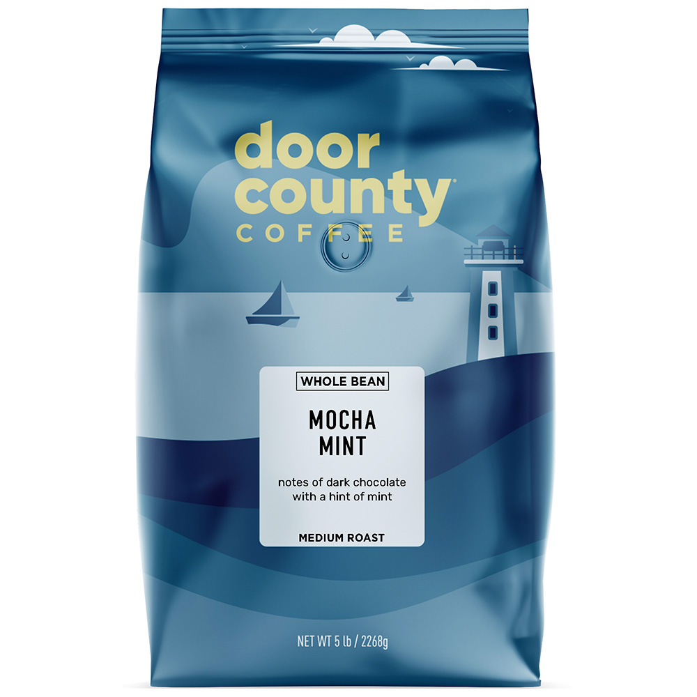 Mocha Mint 5lb. Wholebean | Door County Coffee