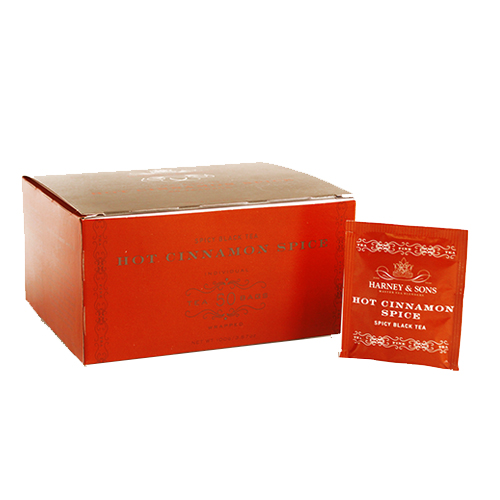 Hot Cinnamon Spice Tea - 50 Bags - Harney & Sons