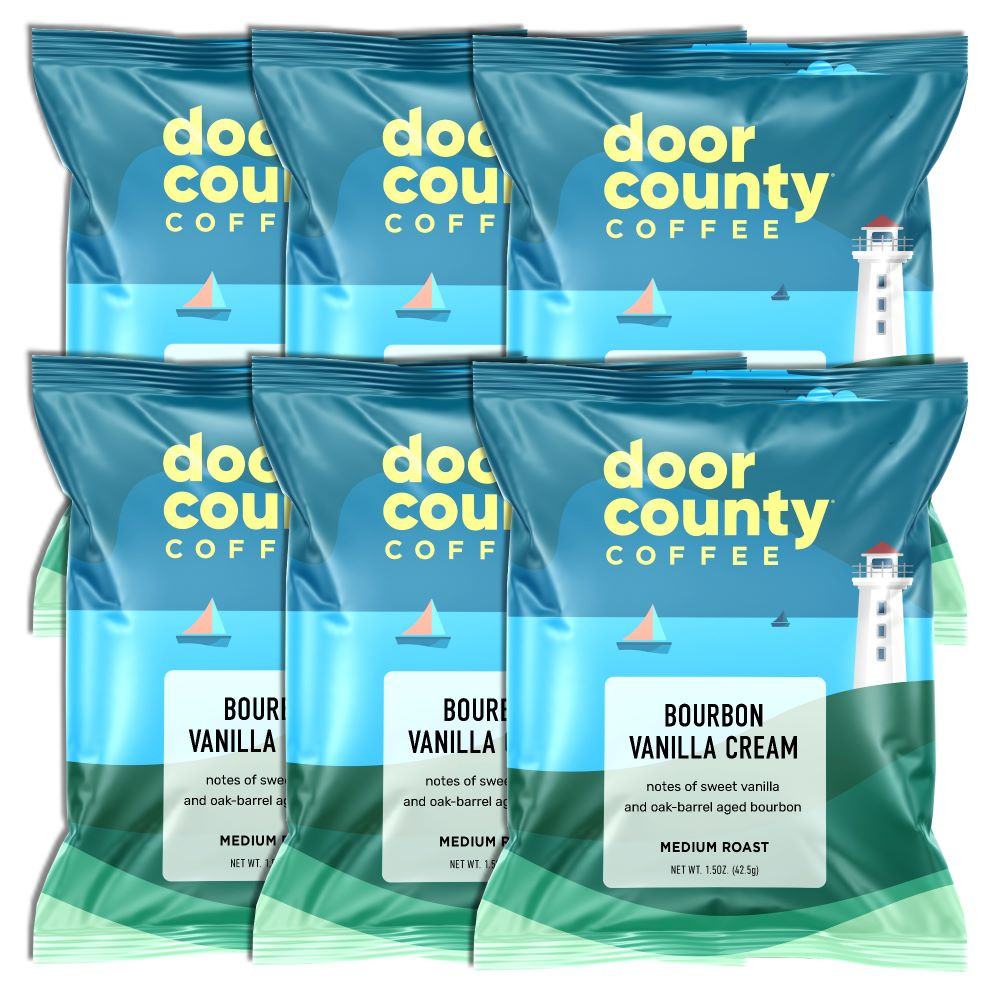 Image of Bourbon Vanilla Cream Coffee Full-Pot Bags, 6 Pack
