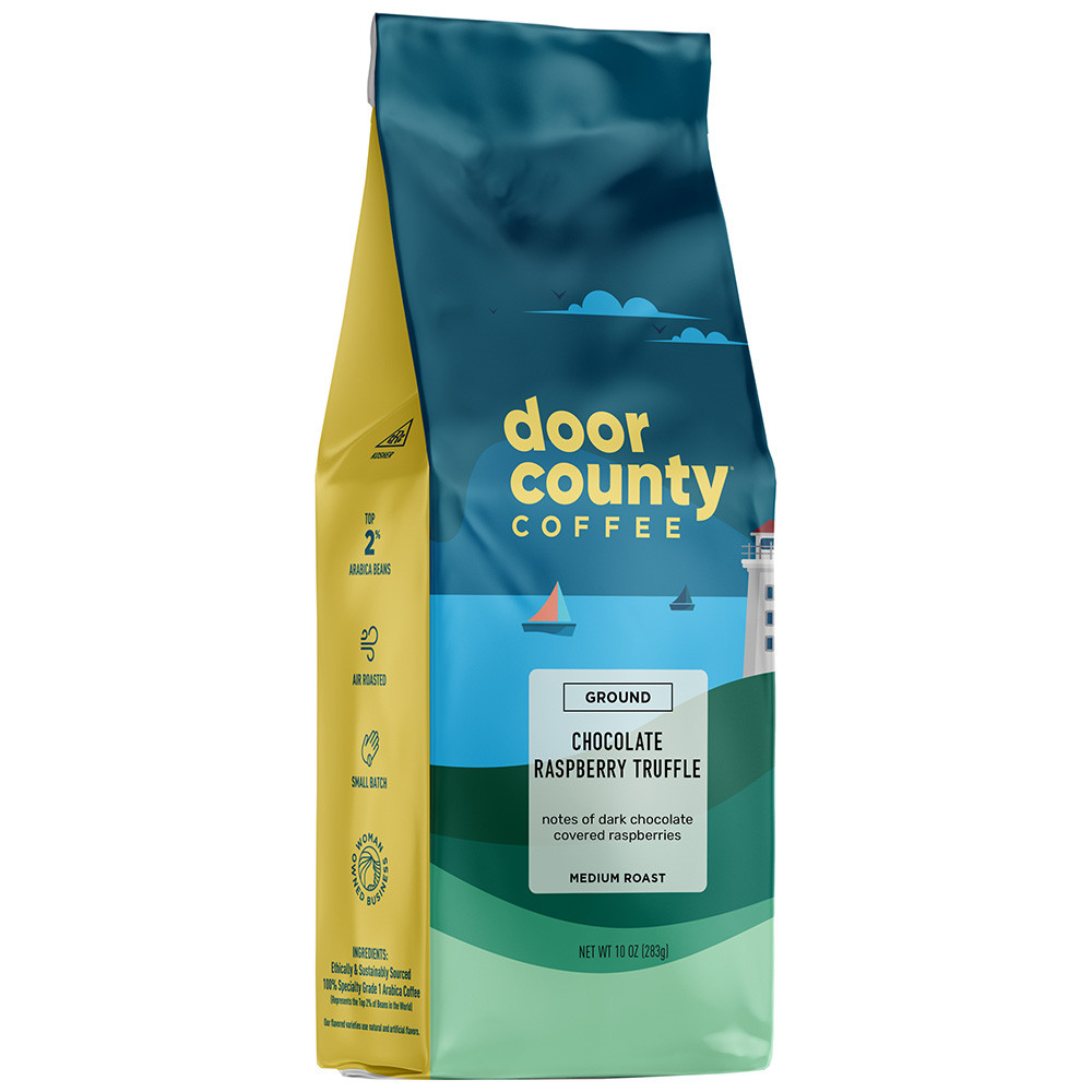 Image of Chocolate Raspberry Truffle Coffee 10 oz. Bag Ground