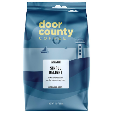 Sinful Delight Coffee 5lb. Ground | Door County Coffee