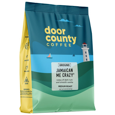 Jamaican Me Crazy Coffee 20oz. Ground | Door County Coffee