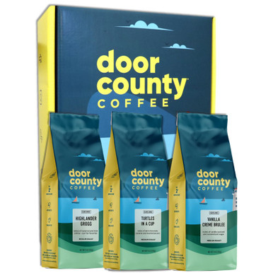 Flavored Coffee 10 oz. Bag Trio Gift - Door County Coffee & Tea Co.