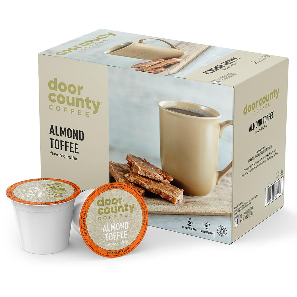 Image of Almond Toffee Coffee Single Serve Cups - 10 cups