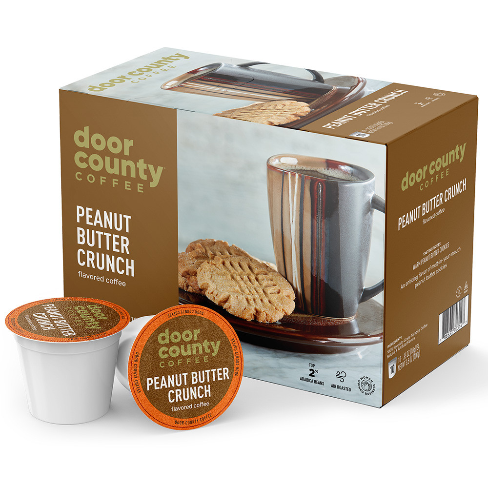 Image of Peanut Butter Crunch Coffee Single Serve Cups - 10 Cups