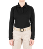 Women's Performance Long Sleeve Polo - Black