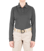 Women's Performance Long Sleeve Polo - Wolf Grey
