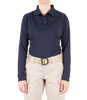 Women's Performance Long Sleeve Polo - Midnight Navy