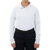 Women's Performance Long Sleeve Polo - White