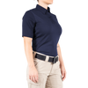 Women's V2 Pro Performance Short Sleeve Shirt - Midnight Navy (Front Side 1)