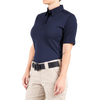 Women's V2 Pro Performance Short Sleeve Shirt - Midnight Navy (Front Side 2)