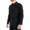 Men's V2 PRO DUTY™ Uniform Long Sleeve Shirt - Black (Front Side)