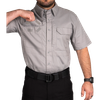 Men's V2 Tactical Short Sleeve Shirt - Nickel Grey (Detail 1)
