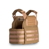 Spartan Shooters Plate Carrier - Coyote Brown (Facing Right)