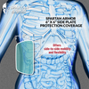 Spartan™ Omega™ AR500 Steel Body Armor Side Plate - 6" x 6" Human Anatomy 