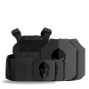 AR550 Spartan Shooters Body Armor Package - Black