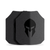 AR550 Steel 10" x 12" Body Armor Plates - Single Curve DOUBLE