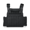 Achilles Laser Cut Plate Carrier - Black (Back Handle Down)