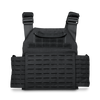 Achilles Laser Cut Plate Carrier - Black (Back)