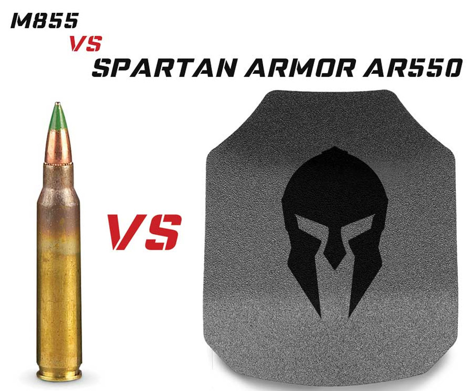 M855 vs Spartan Armor Systems AR550 Armor | The Winner is…Spartan Armor Systems